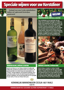 Advertentie 'Cecilia 1837'-wijn 2022 Kerst (DE)