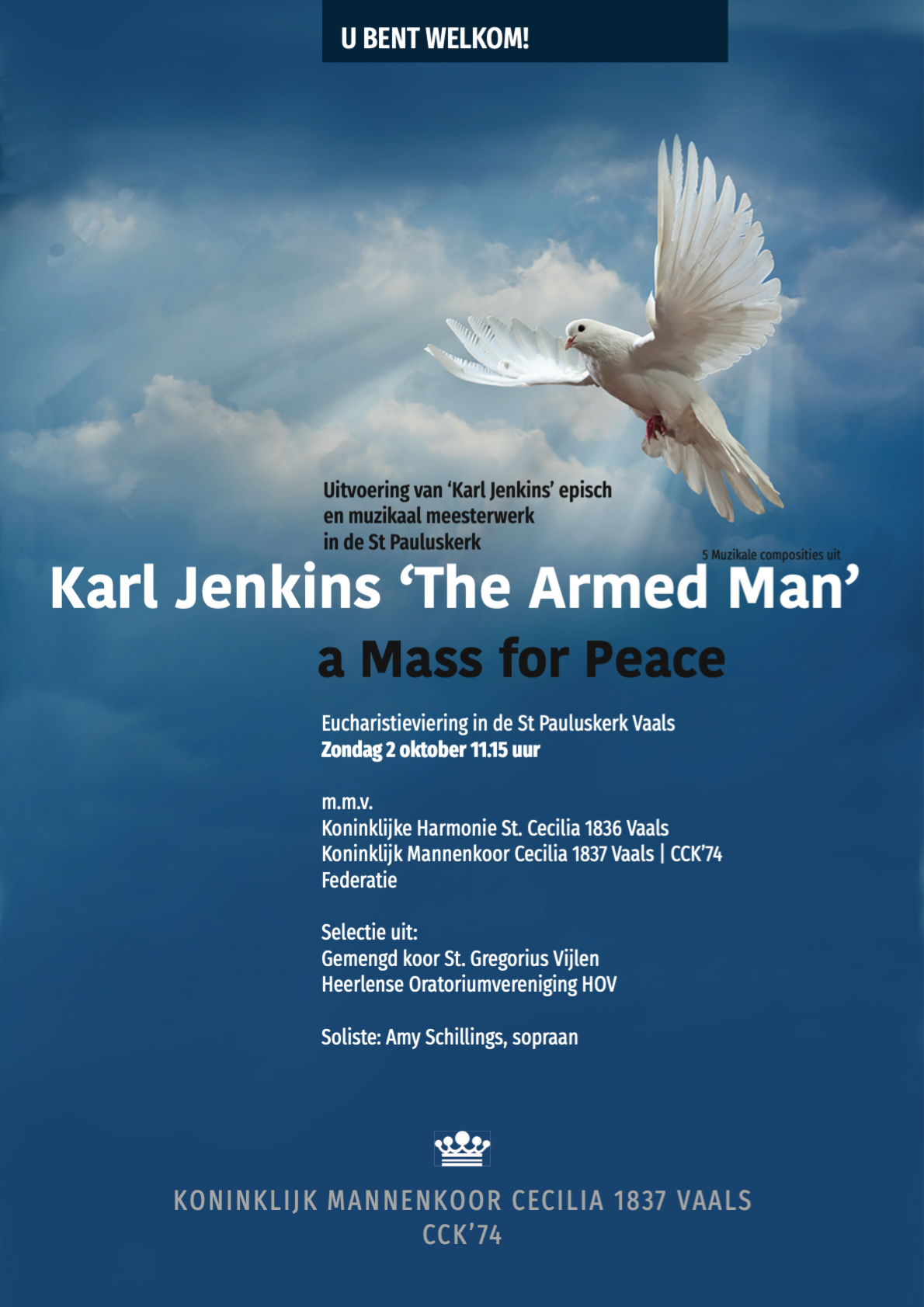 Karl Jenkins - The Armed Man, a mass for peace / 2-10-2022