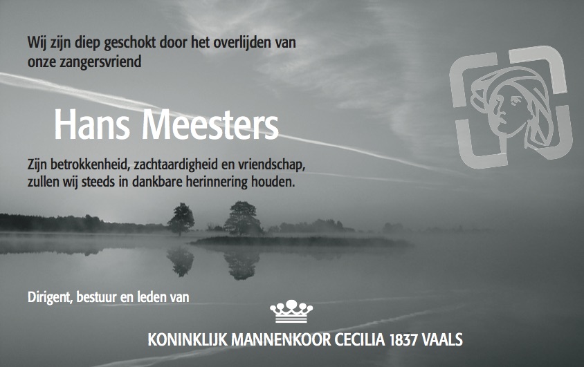 In Memoriam: Hans Meesters