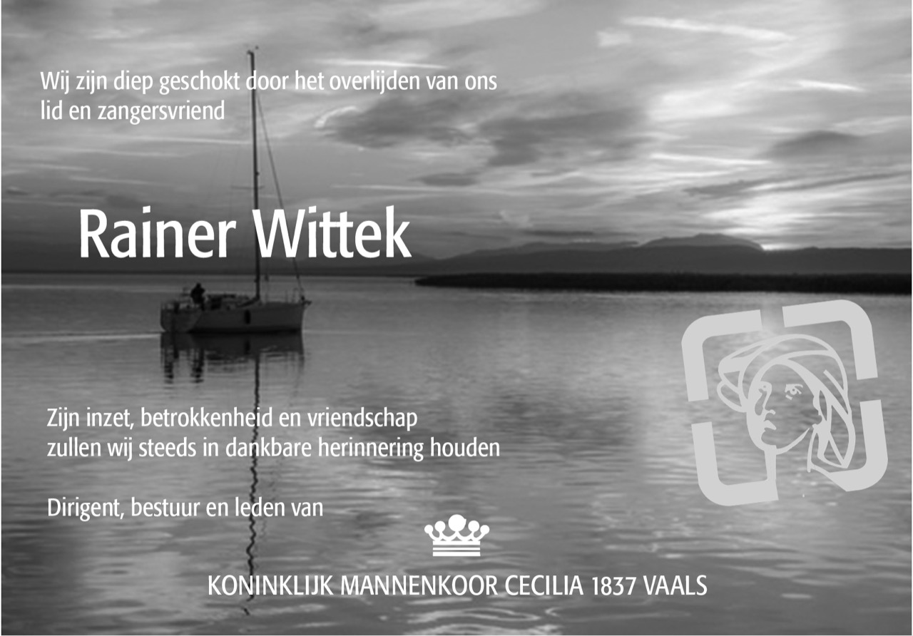 In Memoriam: Rainer Wittek