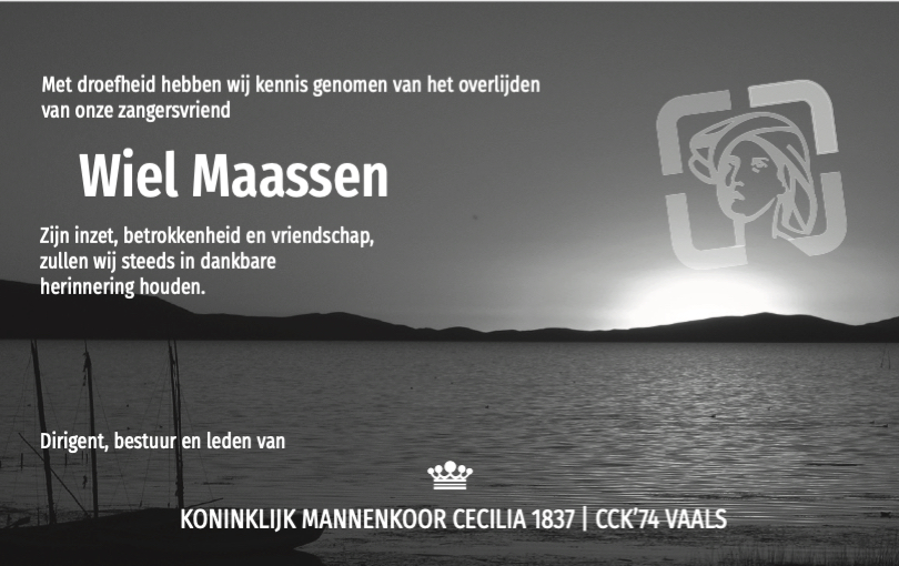 In Memoriam: Wiel Maassen